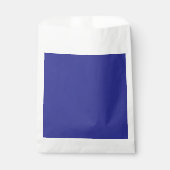 Sachets En Papier mur bleu avec horloge (Devant)