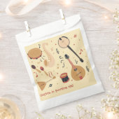 Sachets En Papier Music instruments kids birthday (Coupé)