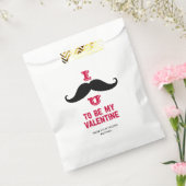 Sachets En Papier Mustache Enfants Classe Valentine Favoriser Sac (Scellé)