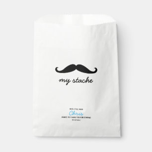 Sachets En Papier Mustache My Stache première fête d'anniversaire