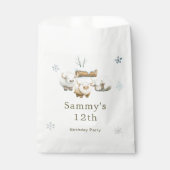 Sachets En Papier Naissance de la vache arctique en hiver (Devant)