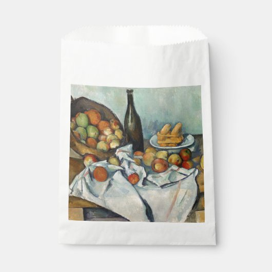 Sachets En Papier Nature morte Panier de pommes Peinture d'art de Cé (Devant)