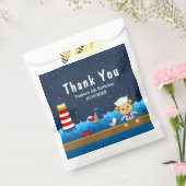 Sachets En Papier Nautical Boy Monkey Red Anniversaire Merci (Scellé)