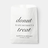 Sachets En Papier Ne Partez Pas Sans Traiter | MARIAGE (Devant)