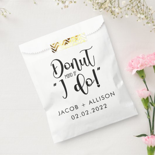 Sachets En Papier ne pensez pas si je fais doughnut moderne mariage (Scellé)