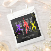 Sachets En Papier Neon Jump Anniversaire de enfant Party Merci (Coupé)