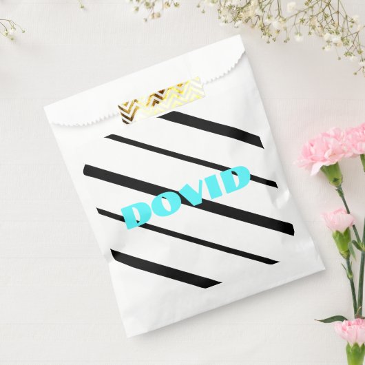 Sachets En Papier Neon noir upsherin pour sac (Scellé)