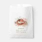 Sachets En Papier Neutre moderne Boho Cactus Cowboy Baby shower Casq (Devant)