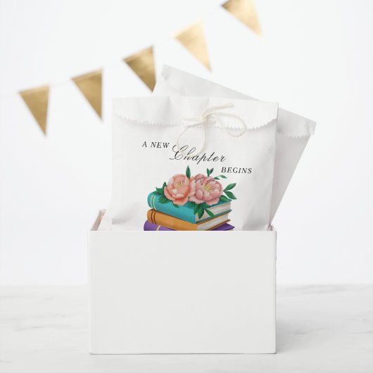 Sachets En Papier New Chapter Begins Floral Bridal Shower (Fête)