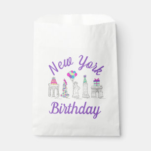 Sachets En Papier New York City NYC Landmarks fête d'anniversaire