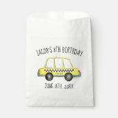 Sachets En Papier New York City NYC Taxi Jaune Tab fête d'anniversai (Devant)
