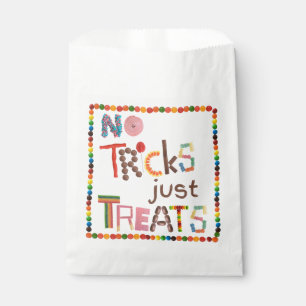 Sachets En Papier No Tricks juste Traite Candy pour Halloween