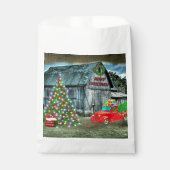 Sachets En Papier Noël à la ferme Rustic Grange (Devant)