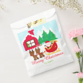 Sachets En Papier Noël à père Noël et Reindeer (Scellé)