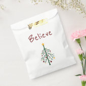 Sachets En Papier Noël Arbre mignon Hiver Rétro (Scellé)