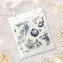 Noël bleu et or sophistiqué