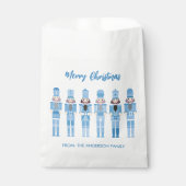 SACHETS EN PAPIER NOËL BLEU NUTCRACKER (Devant)