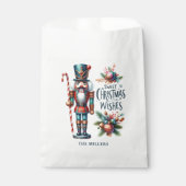 Sachets En Papier Noël Casse-noisette Sucre de canne voeux de Noël (Devant)