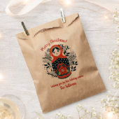 Sachets En Papier Noël de poupée de nidification russe mignon (Coupé)