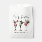 Sachets En Papier Noël Festif (Devant)