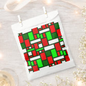 Sachets En Papier noël mondrien art moderne abstrait (Coupé)