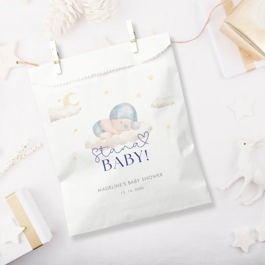 Sachets En Papier Noël Père Noël bébé garçon douche