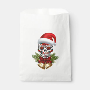 Sachets En Papier Noël Père Noël Jour Du Crâne Sugar Morts
