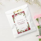 Sachets En Papier Noël Rouge Blanc Poinsettia Frame Mariage (Scellé)