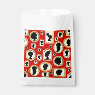 Sachets En Papier noir beauté vintage afrique cameo
