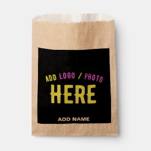 SACHETS EN PAPIER NOIR PERSONNALISABLE MARQUE VERIFIEE MODERNE ET CH