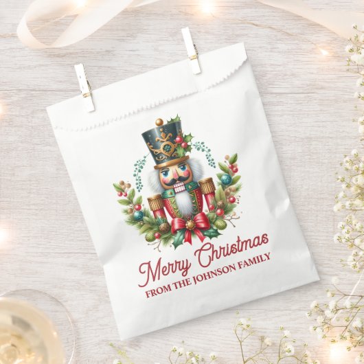 Sachets En Papier Noisette de Noël (Coupé)