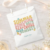 Sachets En Papier Nom du monogramme rose d'été Super (Coupé)