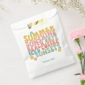 Sachets En Papier Nom du monogramme rose d'été Super (Scellé)