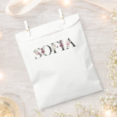 Sachets En Papier Nom Sofia. (Coupé)