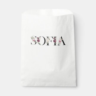 Sachets En Papier Nom Sofia.