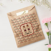 Sachets En Papier Noms personnalisés Jumeaux Upsherin Favoriser les  (Scellé)