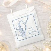 Sachets En Papier North Beach Maryland Merci Mariage (Coupé)