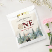 Sachets En Papier Notre petit bûcheron Ours rouge 1er anniversaire (Scellé)