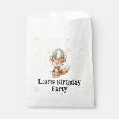 Sachets En Papier Notre Petit Renard Fête Anniversaire Favoriser Les (Devant)
