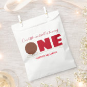 Sachets En Papier Notre Petite Boule De Viande À Un Premier Annivers (Coupé)