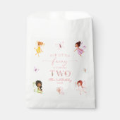 Sachets En Papier Notre Petite Fée Enchantée 2e fête d'anniversaire (Devant)