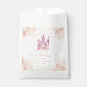 Sachets En Papier Notre petite princesse Château Royal Fête d'annive (Devant)