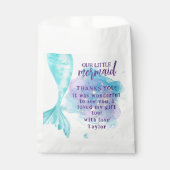 Sachets En Papier Notre petite sirène photo fête d'anniversaire (Devant)