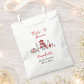 Sachets En Papier Nourriture Italienne C'est Amore Rouge Baby Shower (Coupé)