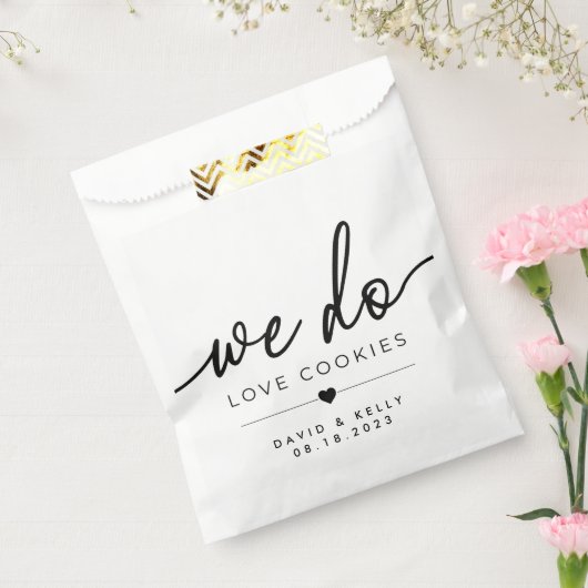Sachets En Papier Nous adorons les cookies, Mariage Cookie Table Sac (Scellé)