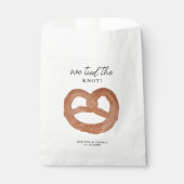 Sachets En Papier Nous Avons Lié Le Mariage Knot Pretzel (Devant)