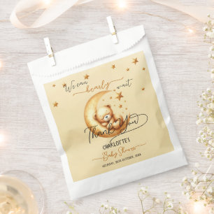 Sachets En Papier Nous pouvons à peine attendre Mignon bébé ours Fêt