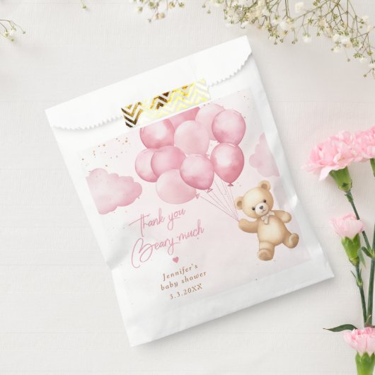 Sachets En Papier Nous pouvons attendre l'ours en peluche merci beau (Scellé)