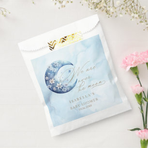 Sachets En Papier Nous Sommes Au-Dessus Du Baby shower Moon Boy