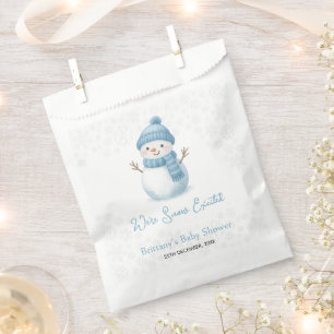 Sachets En Papier Nous sommes des bonshommes de neige tout excités G